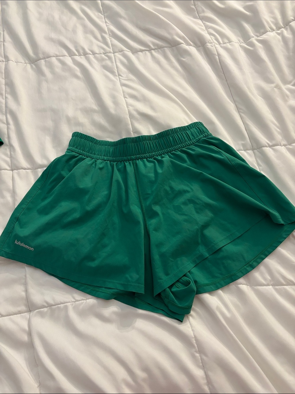 lululemon athletica Emerald Green Athletic Shorts